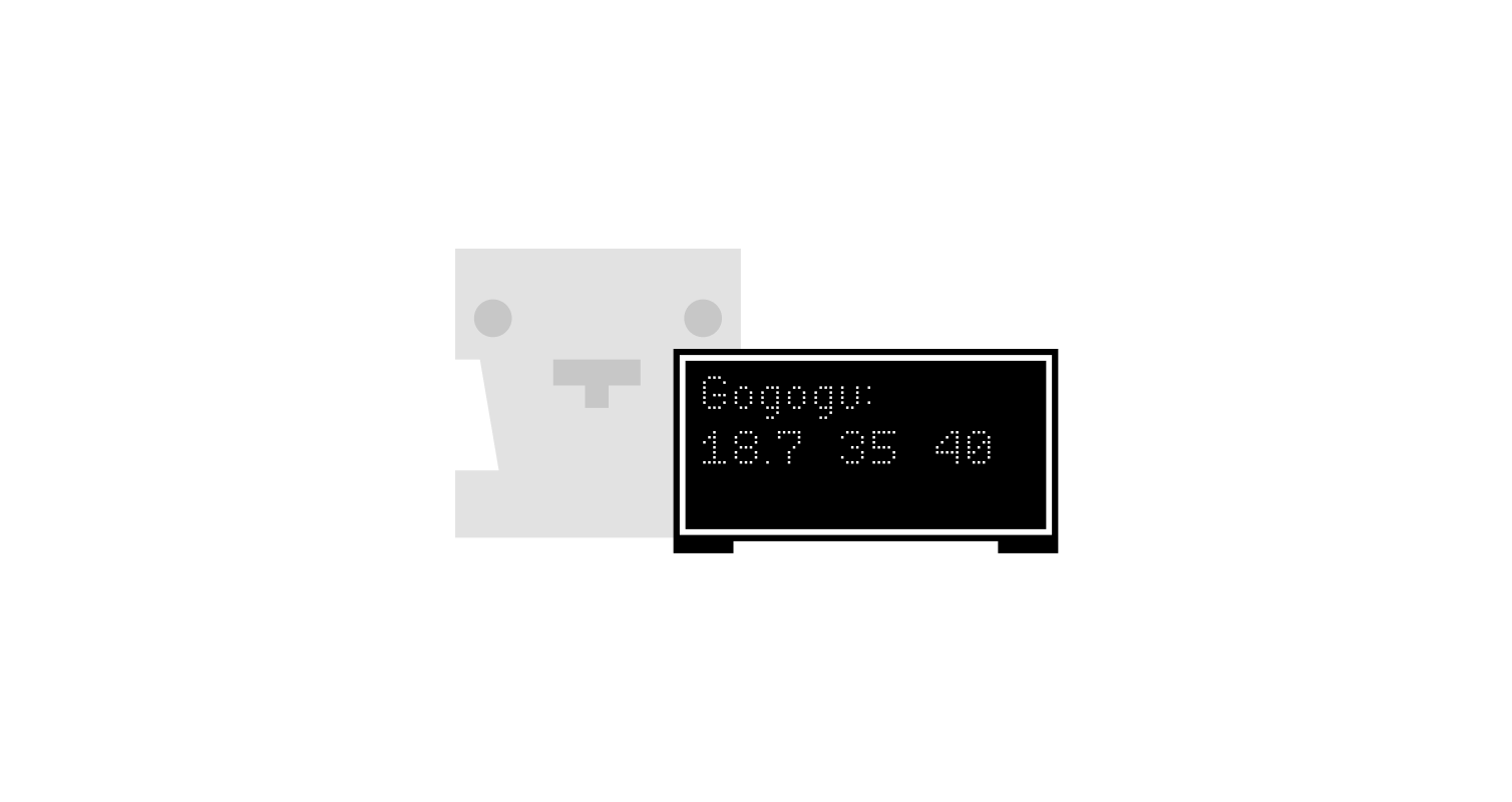 Graphic of coffee display in front of an espresso machine